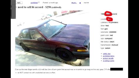 why are there fake car ads on craigslist